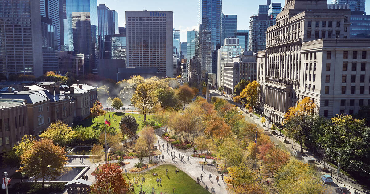 Toronto might turn one side of University Avenue into a massive linear park