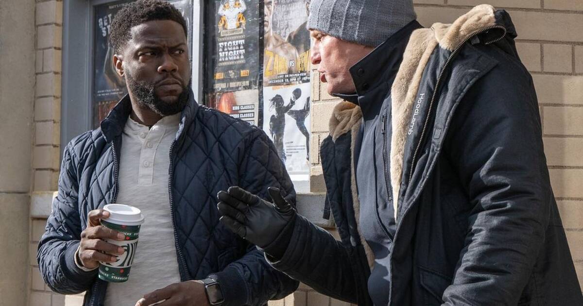 Kevin Hart complains about cold weather while filming The Man From Toronto