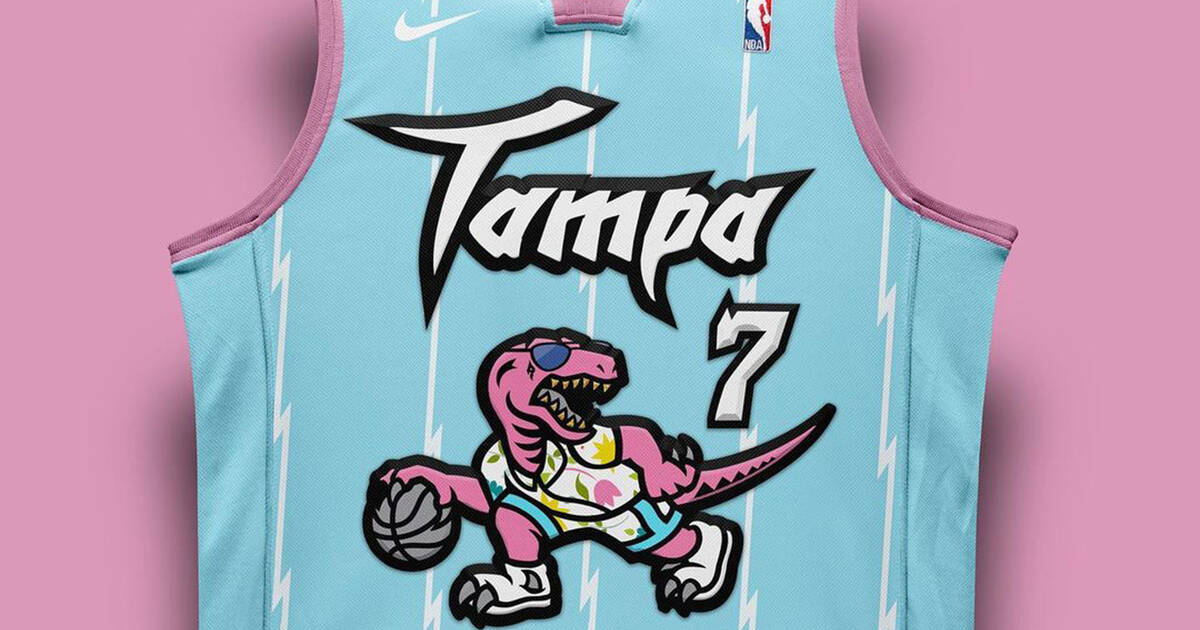 Tampa Raptors Jersey Short Sleeve Tee