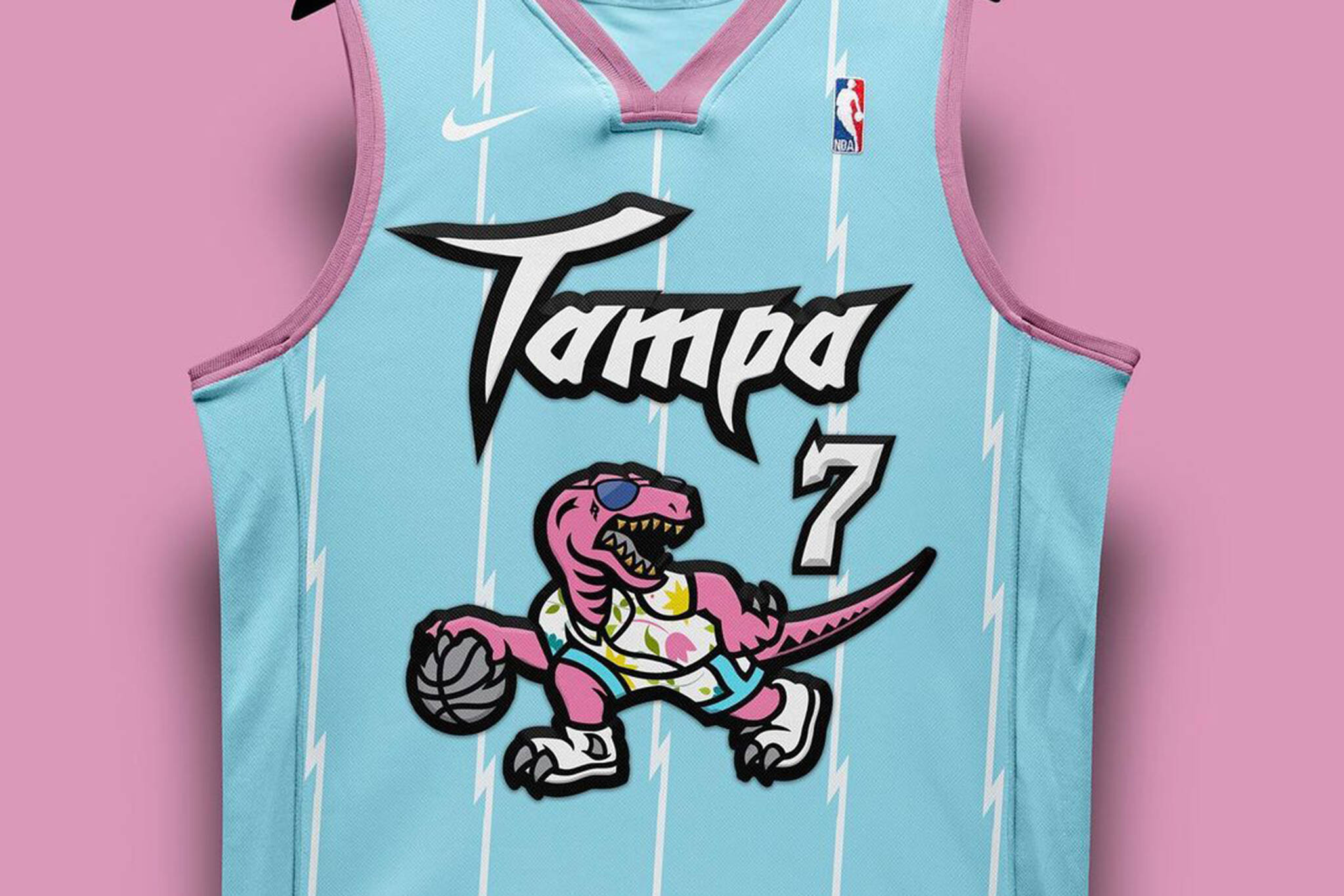 A Toronto designer has created what might be the coolest Tampa Raptors  jersey yet