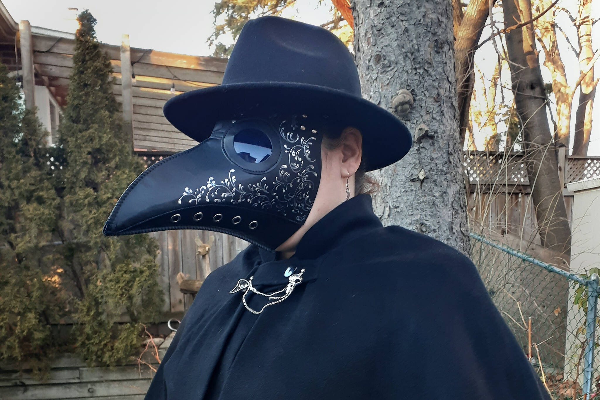 Toronto woman explains she a plague doctor and outfit