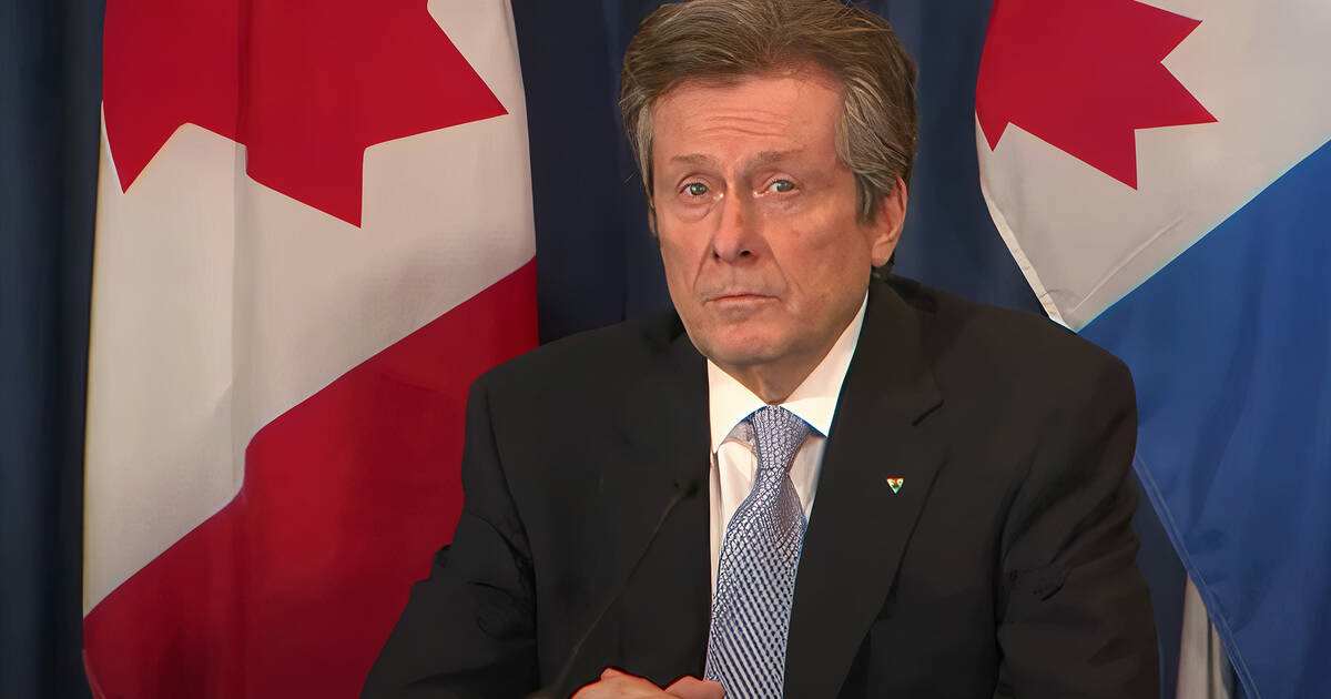 John Tory reveals secret of why his hair stole press conference spotlight