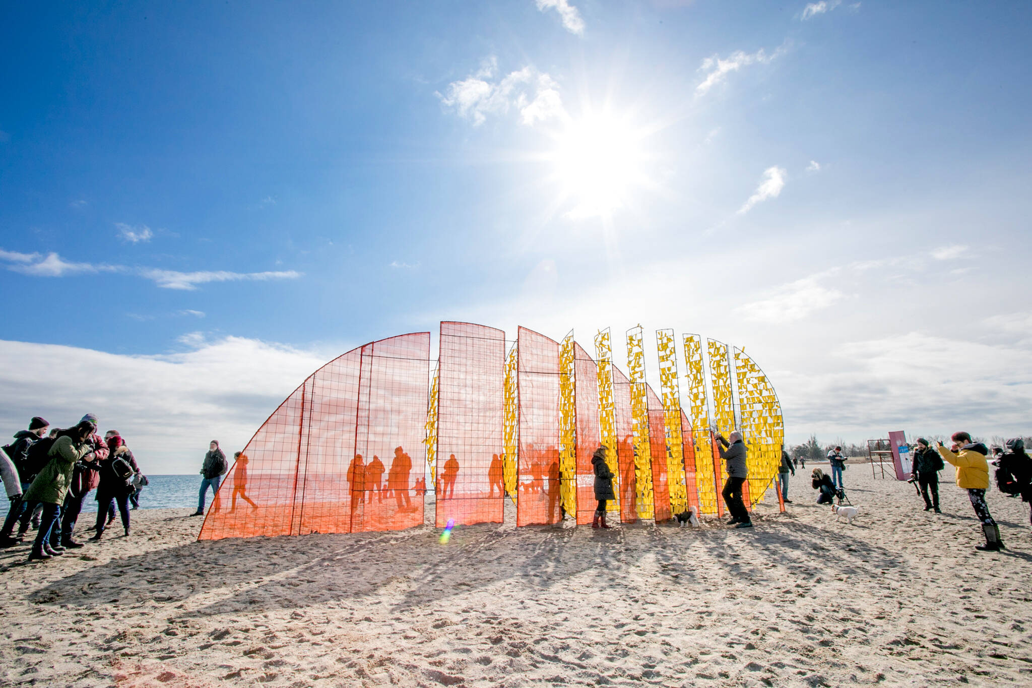 Toronto S Most Popular Beach Was Just Transformed Into Something Completely Different