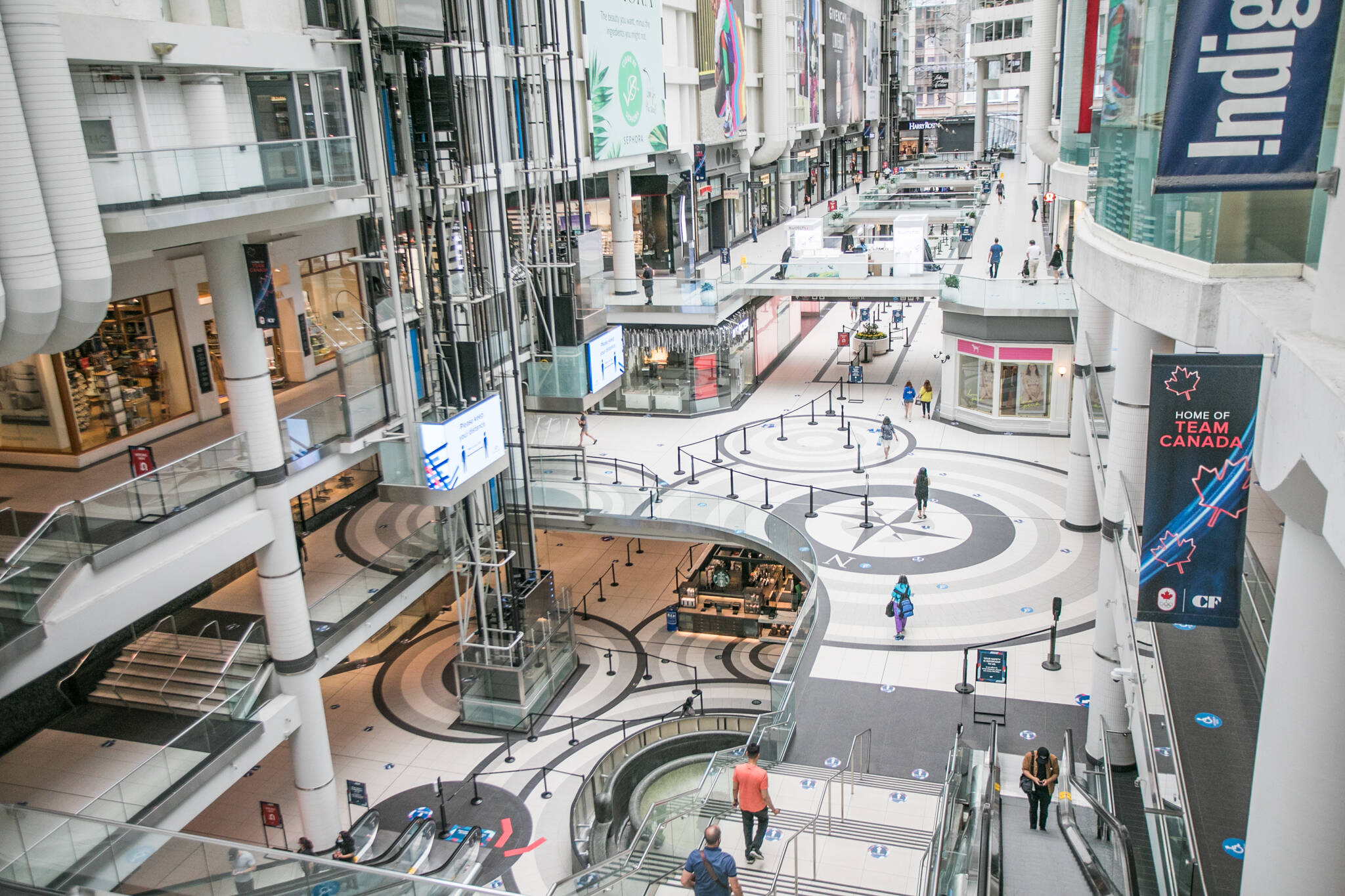 Toronto Eaton Centre is one of the best places to shop in Toronto