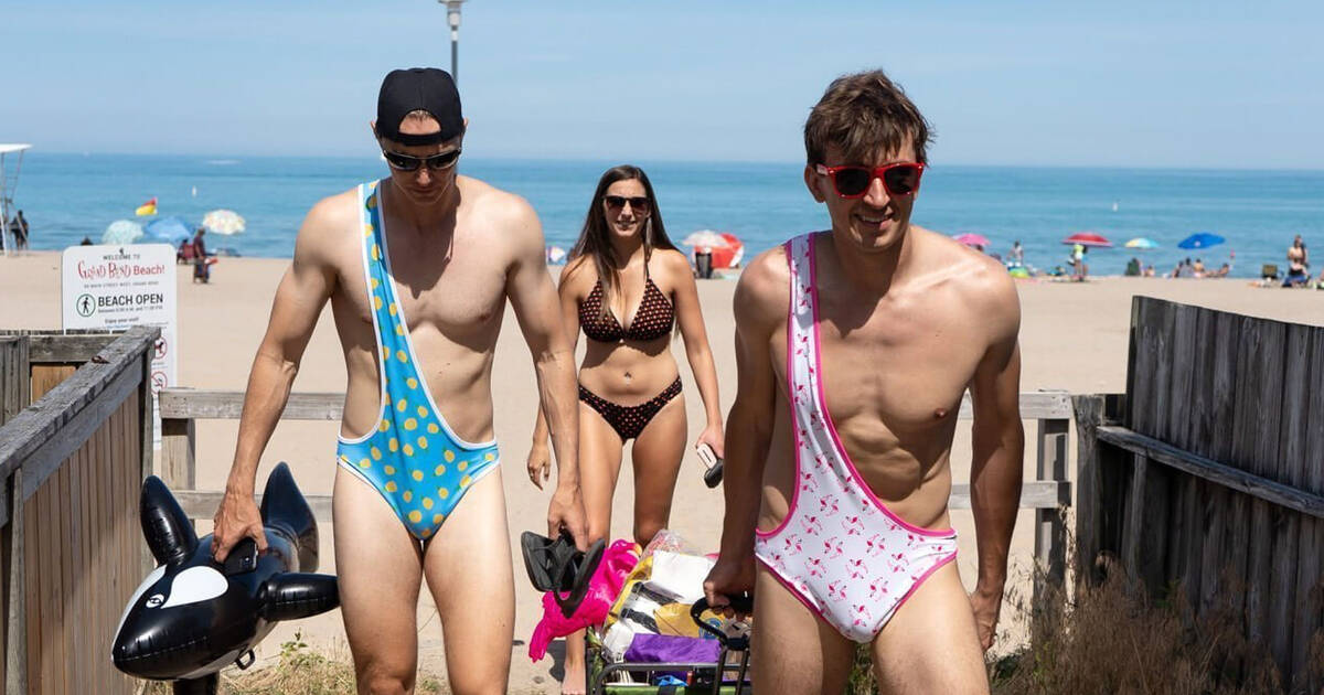 Two guys from Toronto just started a men's bathing suit company called Brokinis