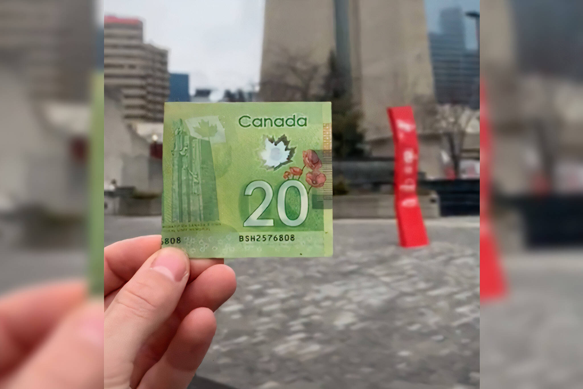 Someone in Toronto is hiding free money around for people to find