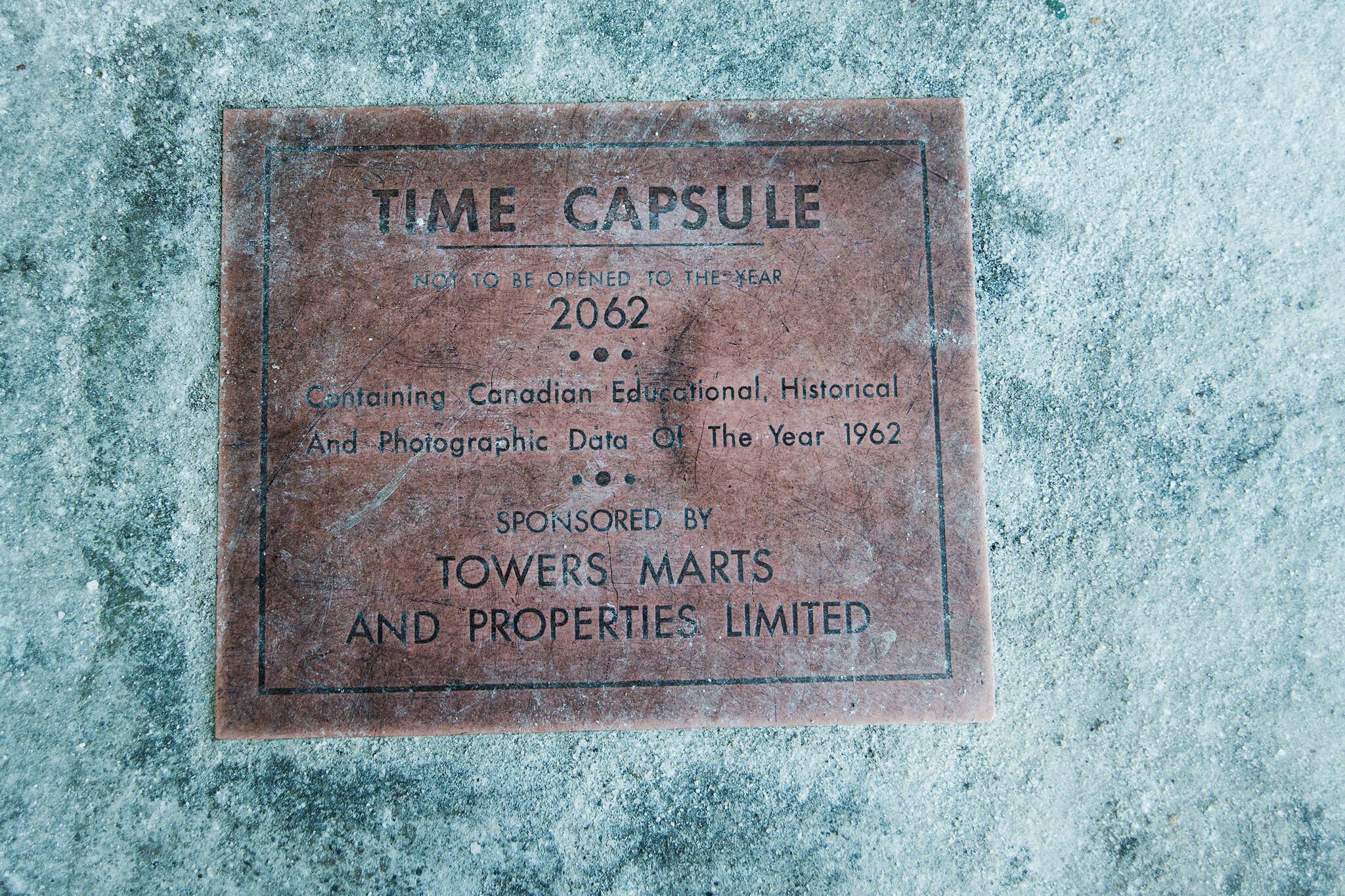 1962 time capsule