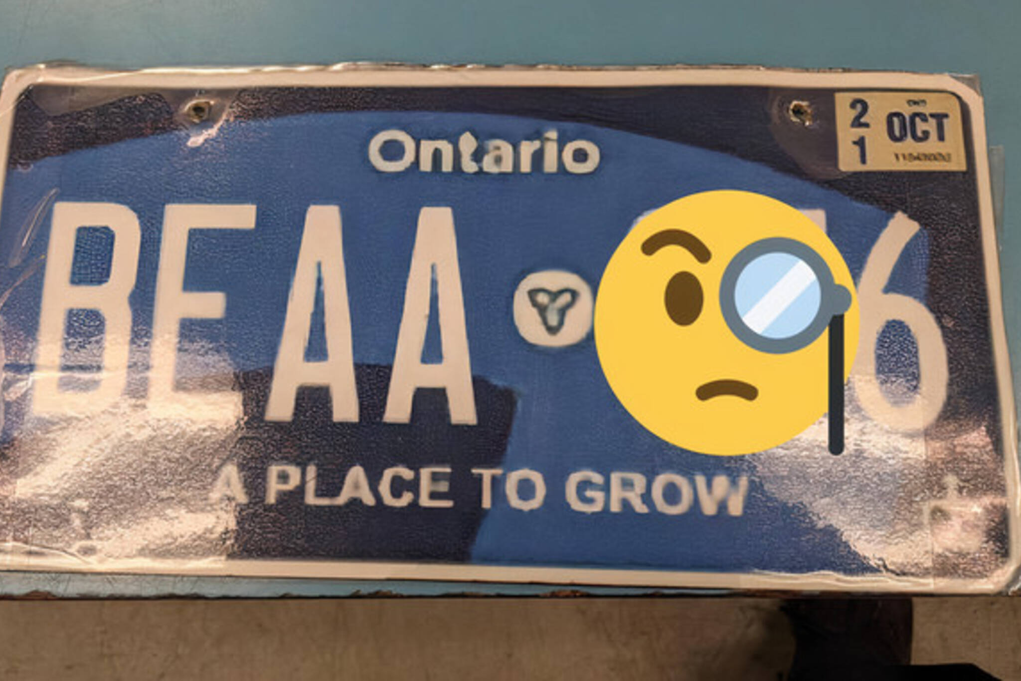 ontario license plate