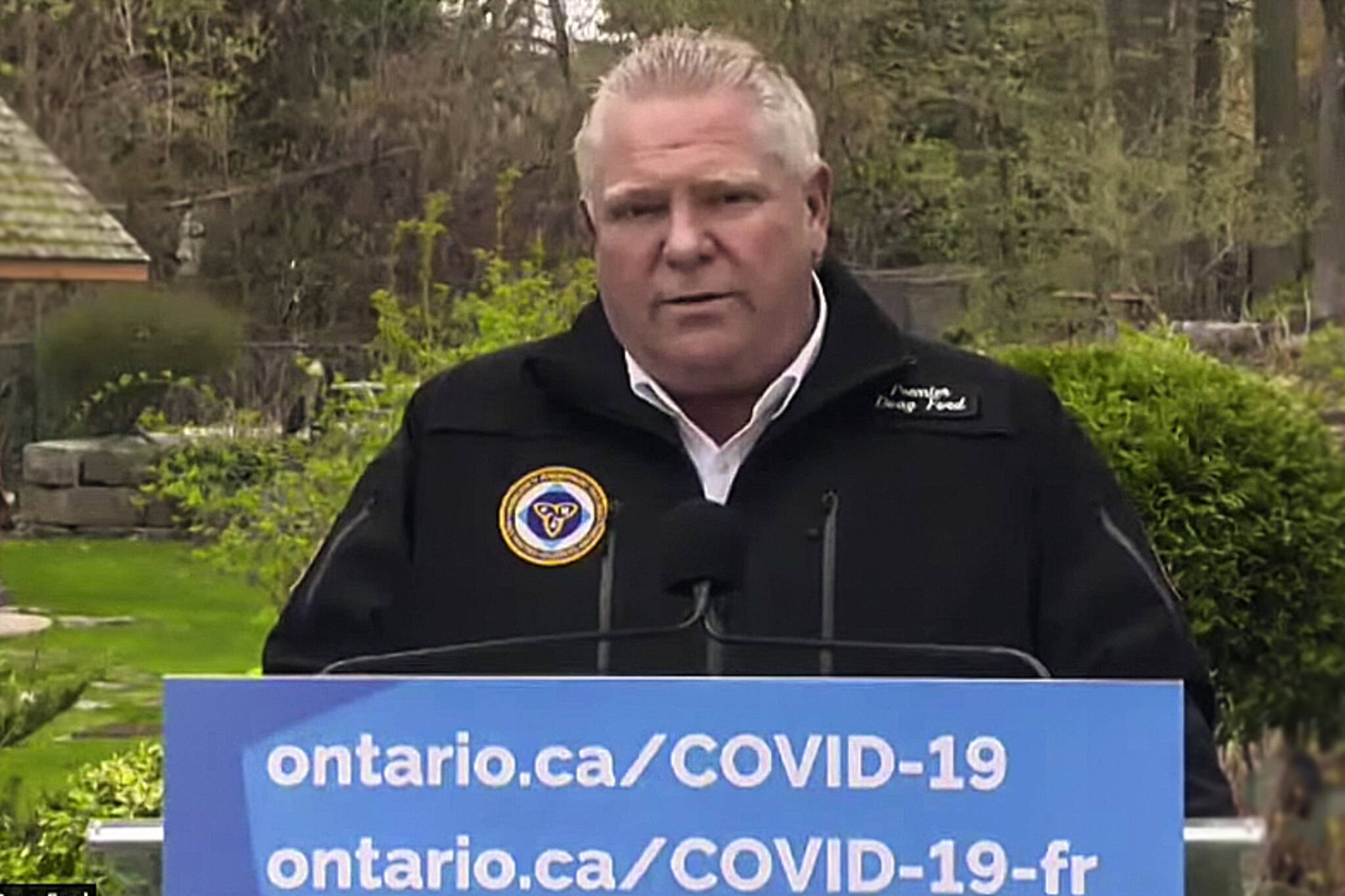 doug ford announcement today