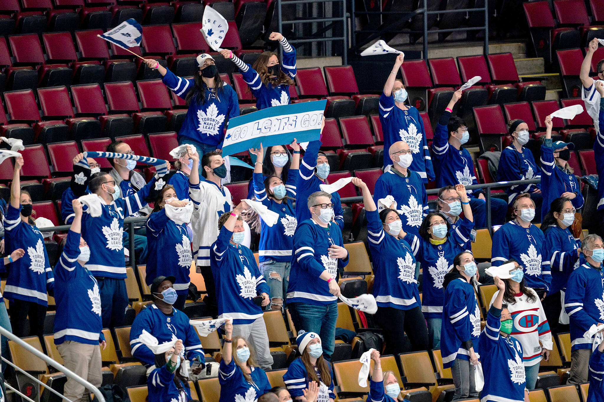 Ontario will let 550 people attend tonight's Leafs-Habs Game 7 at  Scotiabank Arena
