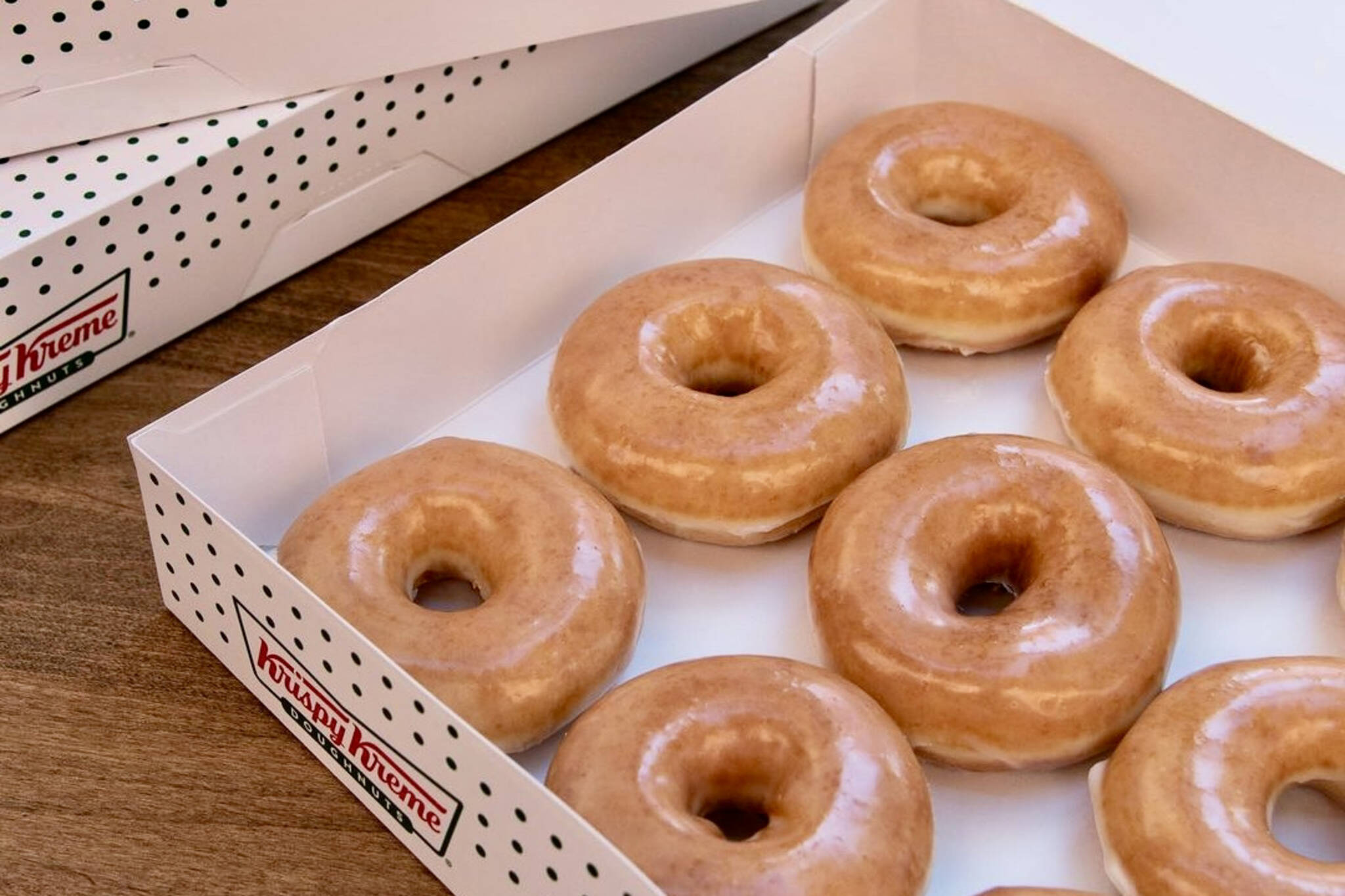 Krispy Kreme is giving away free donuts in Toronto this week