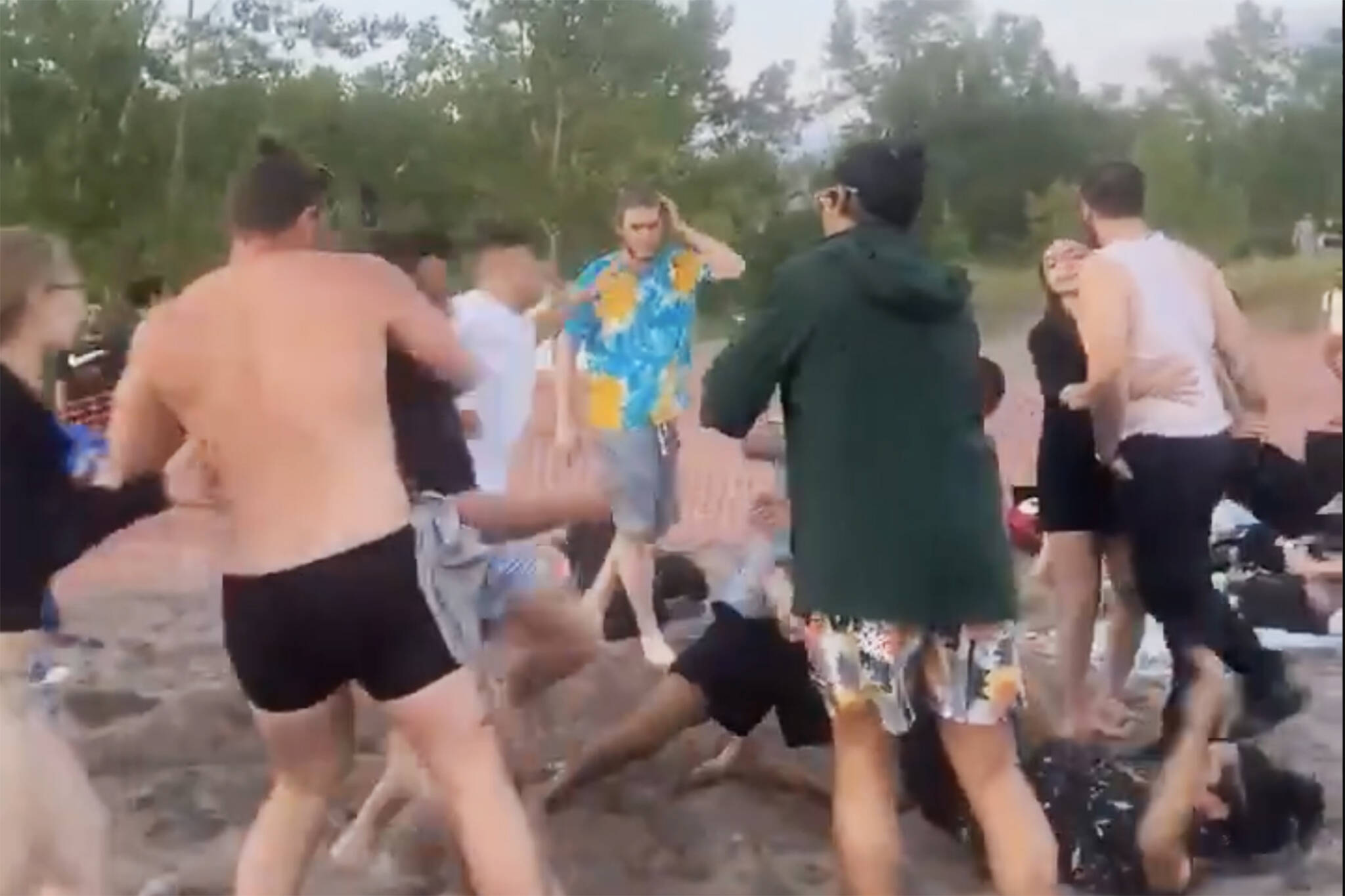 Video Shows Ridiculous Brawl At Toronto Beach This Weekend