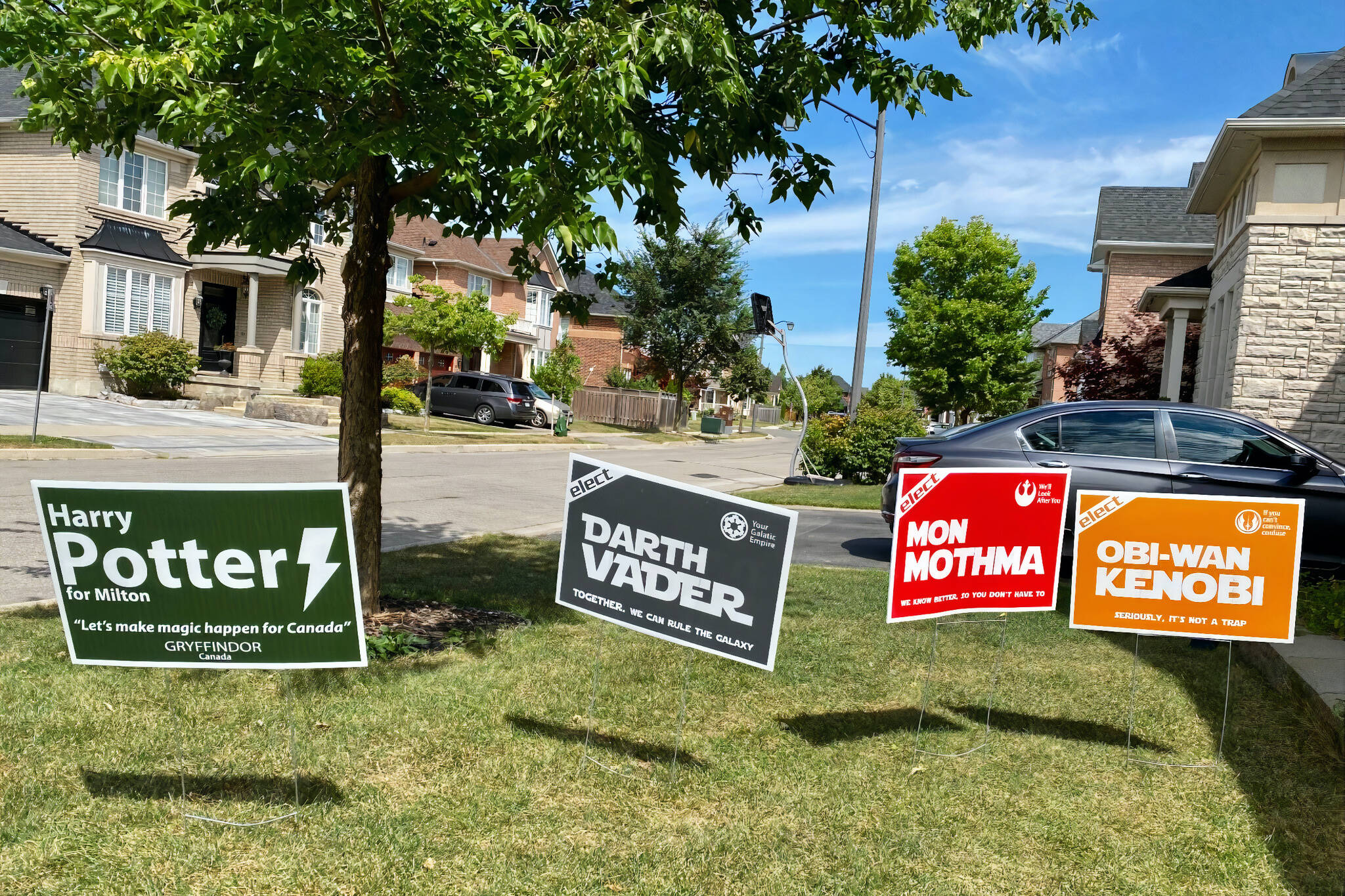 star wars election signs