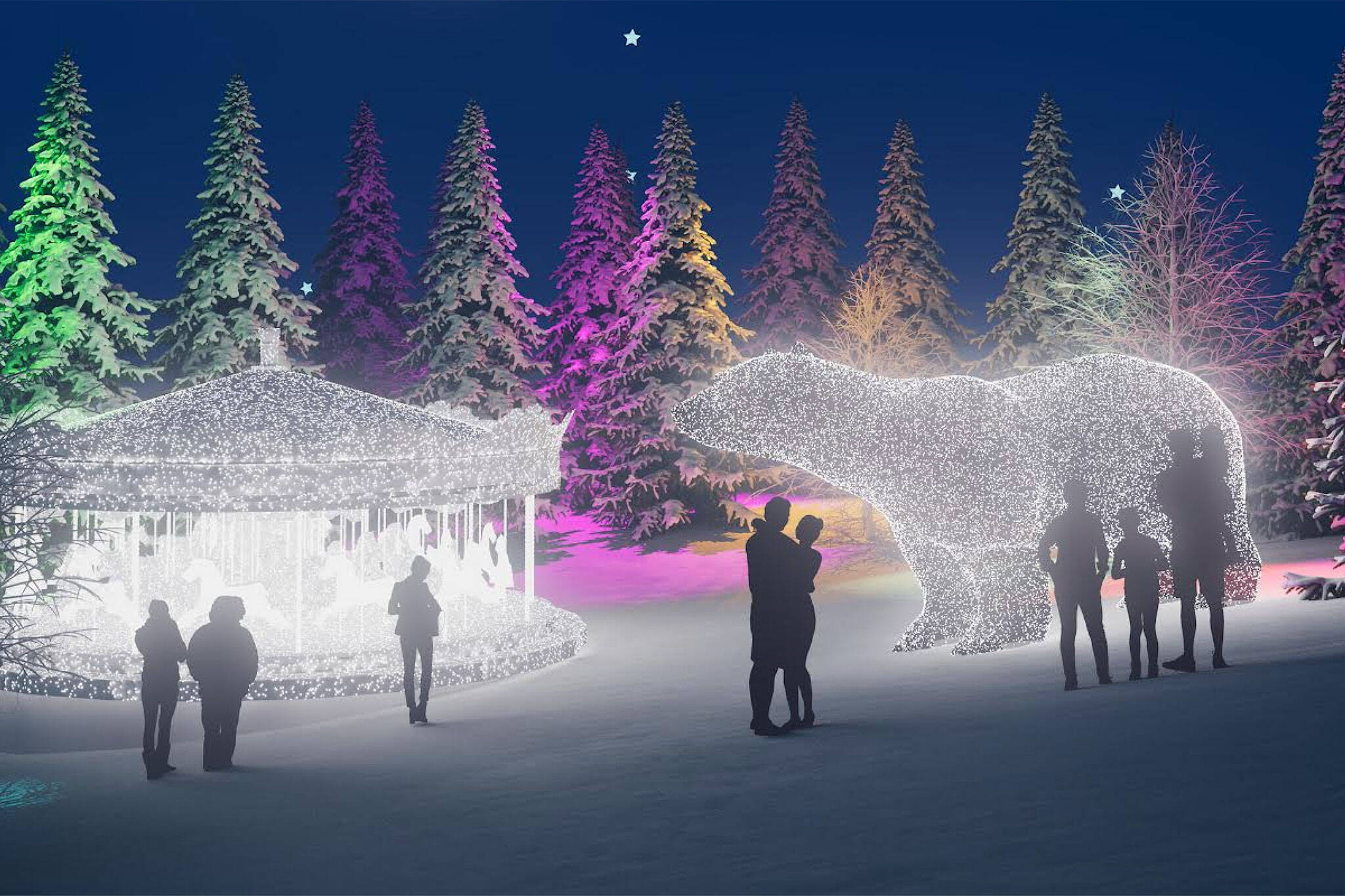 Toronto park transforming into winter wonderland with an ice tunnel and Christmas market