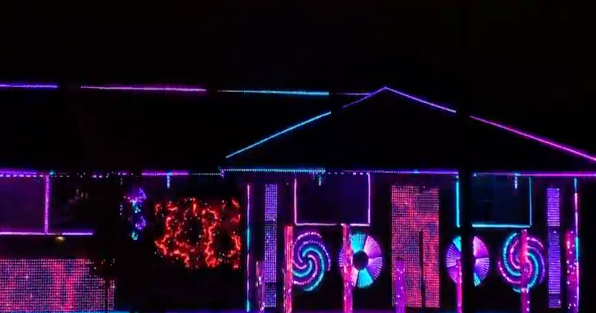 The Toronto house is turning into a Halloween light show this weekend