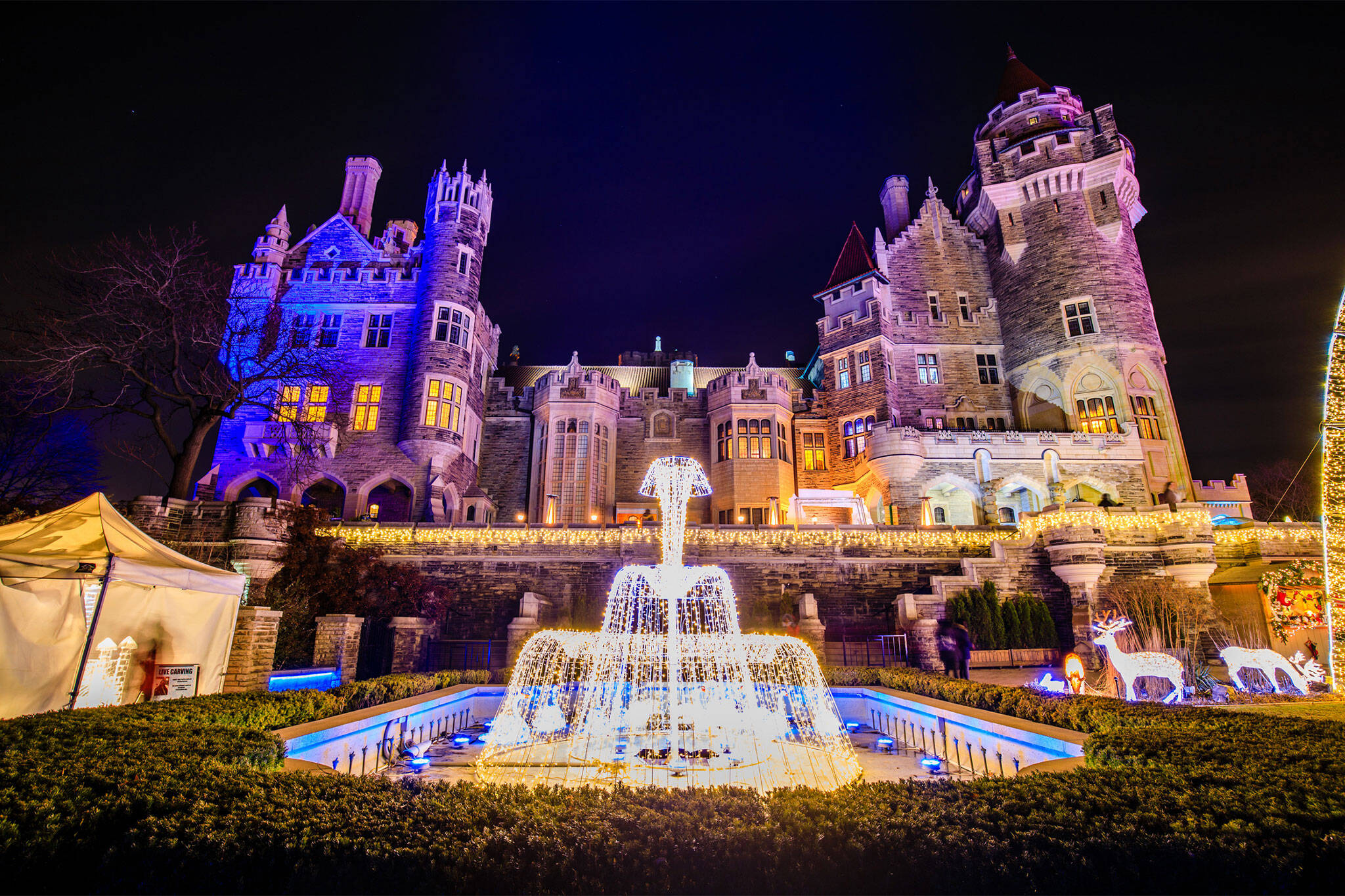Casa Loma is transforming into a winter wonderland with a holiday