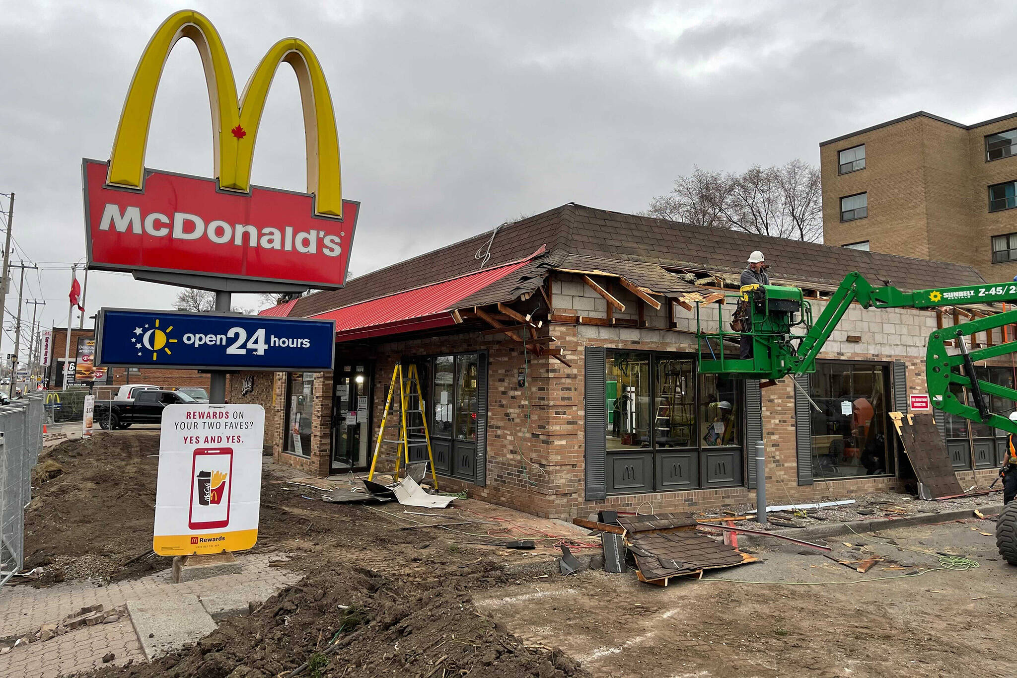Toronto McDonald's just closed for major renovations and the