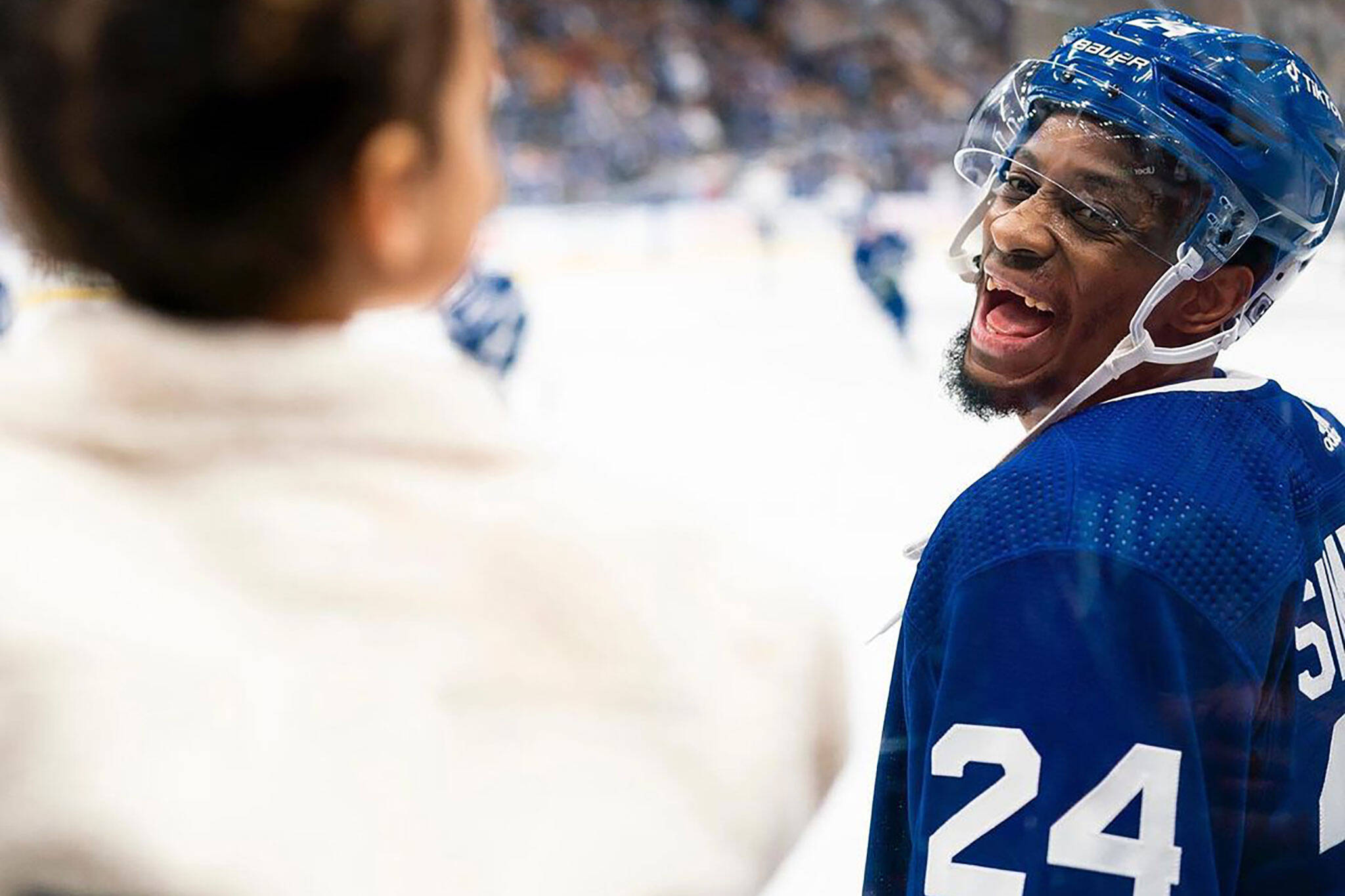 Wayne Simmonds isn't bitter about his limited role with the Maple