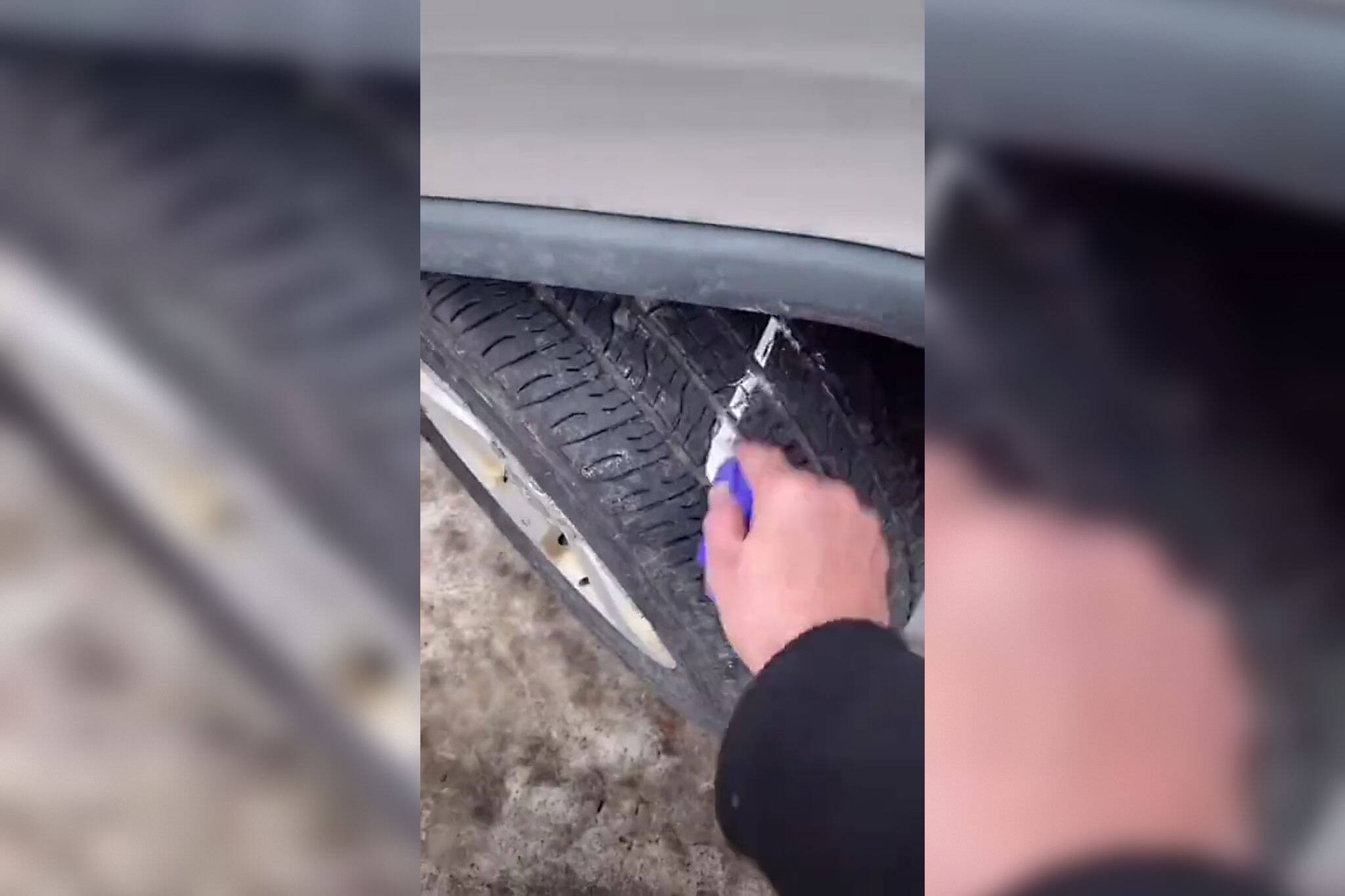 Here's why Toronto car owners keep finding lines of chalk drawn on their  tires