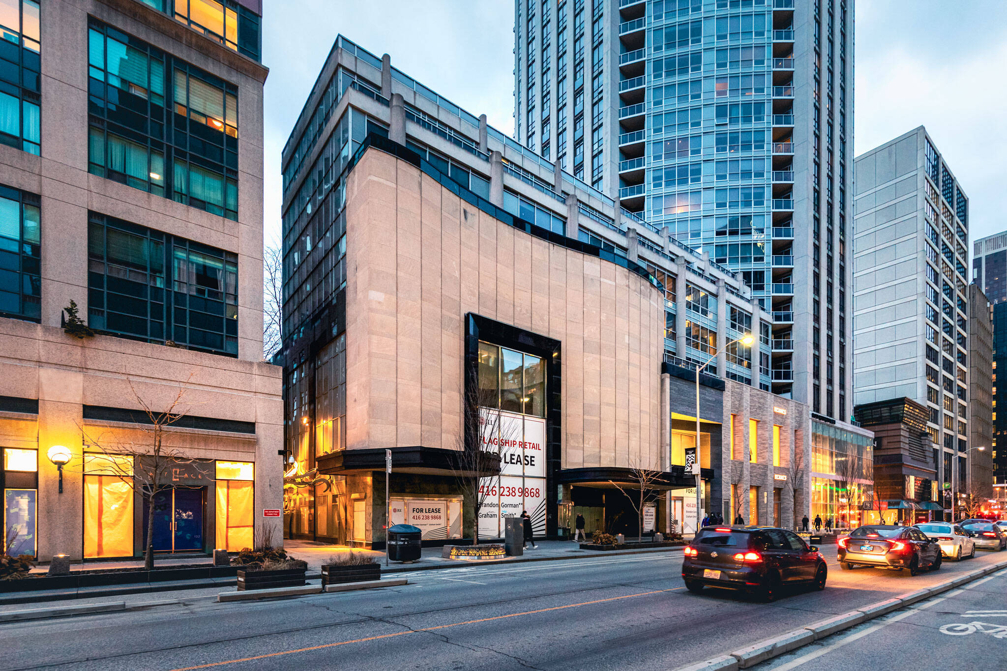 Luxury Designer Stores, Toronto Bloor St March 2022 