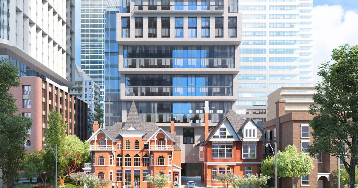 Sky-scraping Toronto condo tower could soon rise high above homes from the 1800s