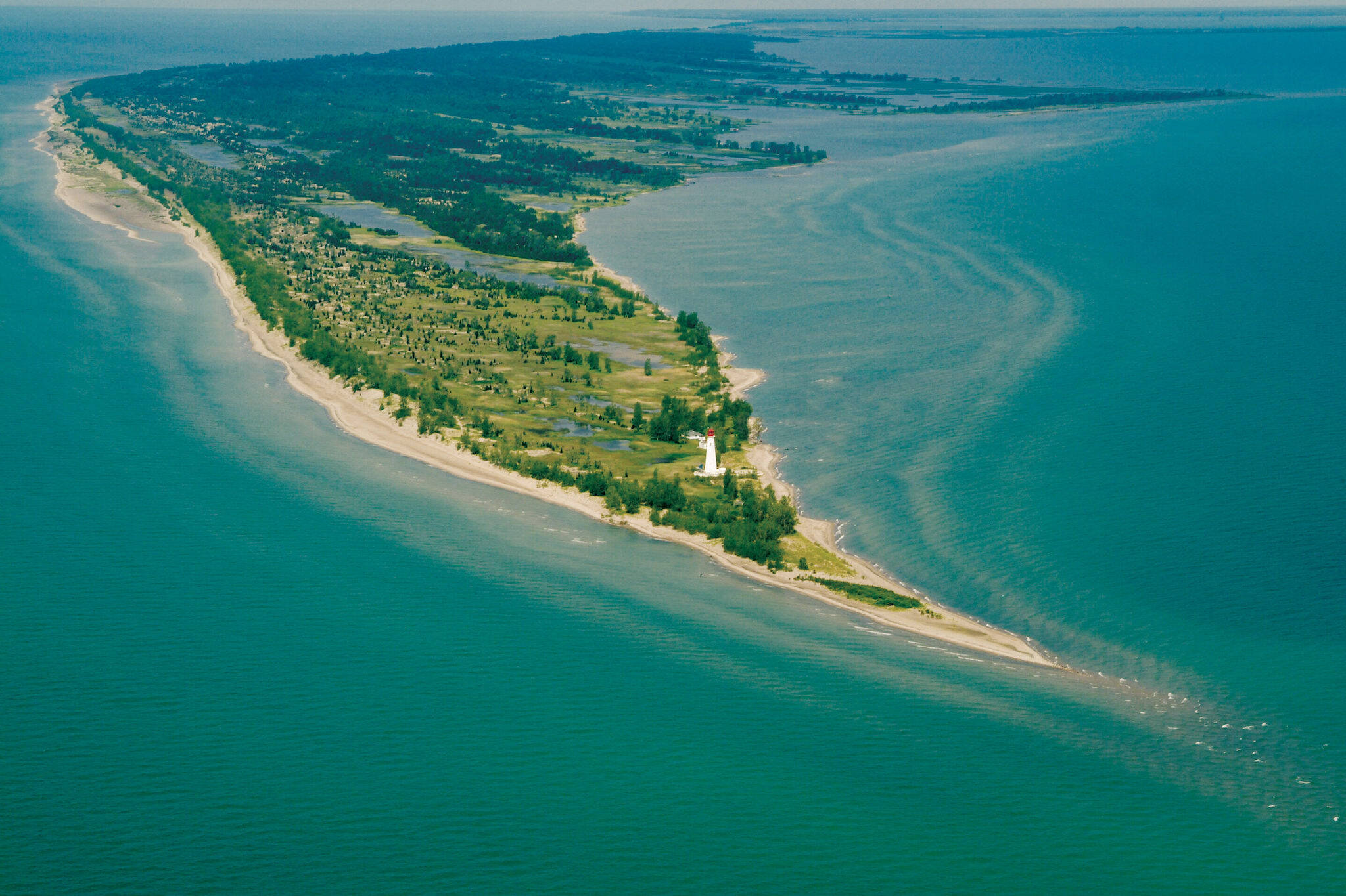Ontario's Long Point Beach has a 40-km sandspit and UNESCO Biosphere status