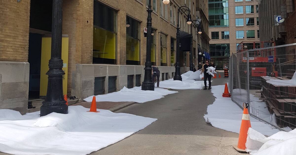 Toronto transformed into NYC winter wonderland for new television shoot