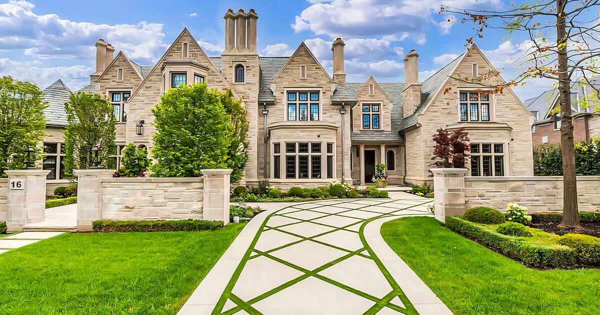This  million mansion was designed by a famous Toronto architect