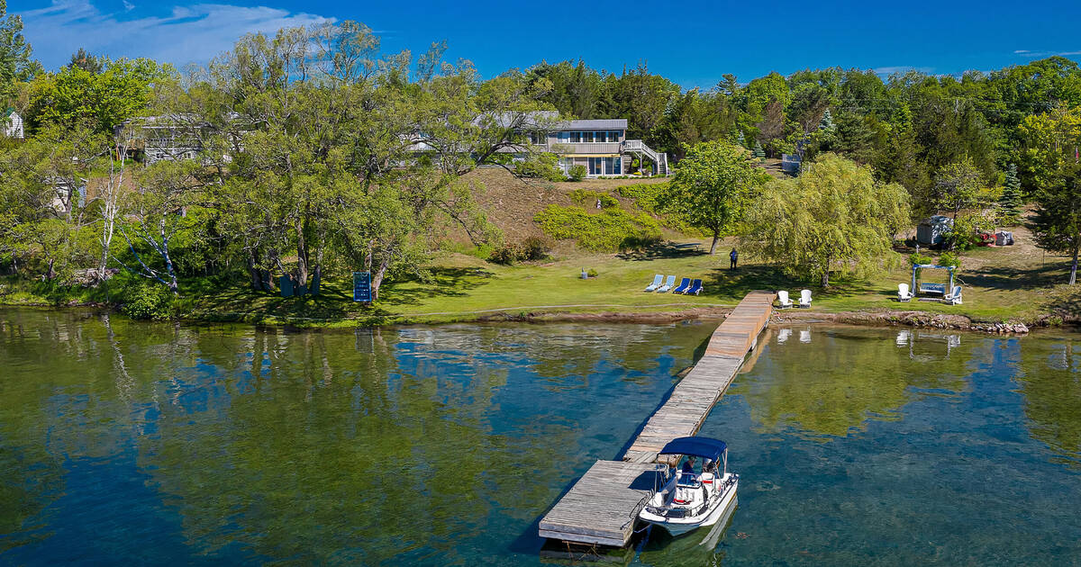 You can buy this giant house on a private island for less than a Toronto condo