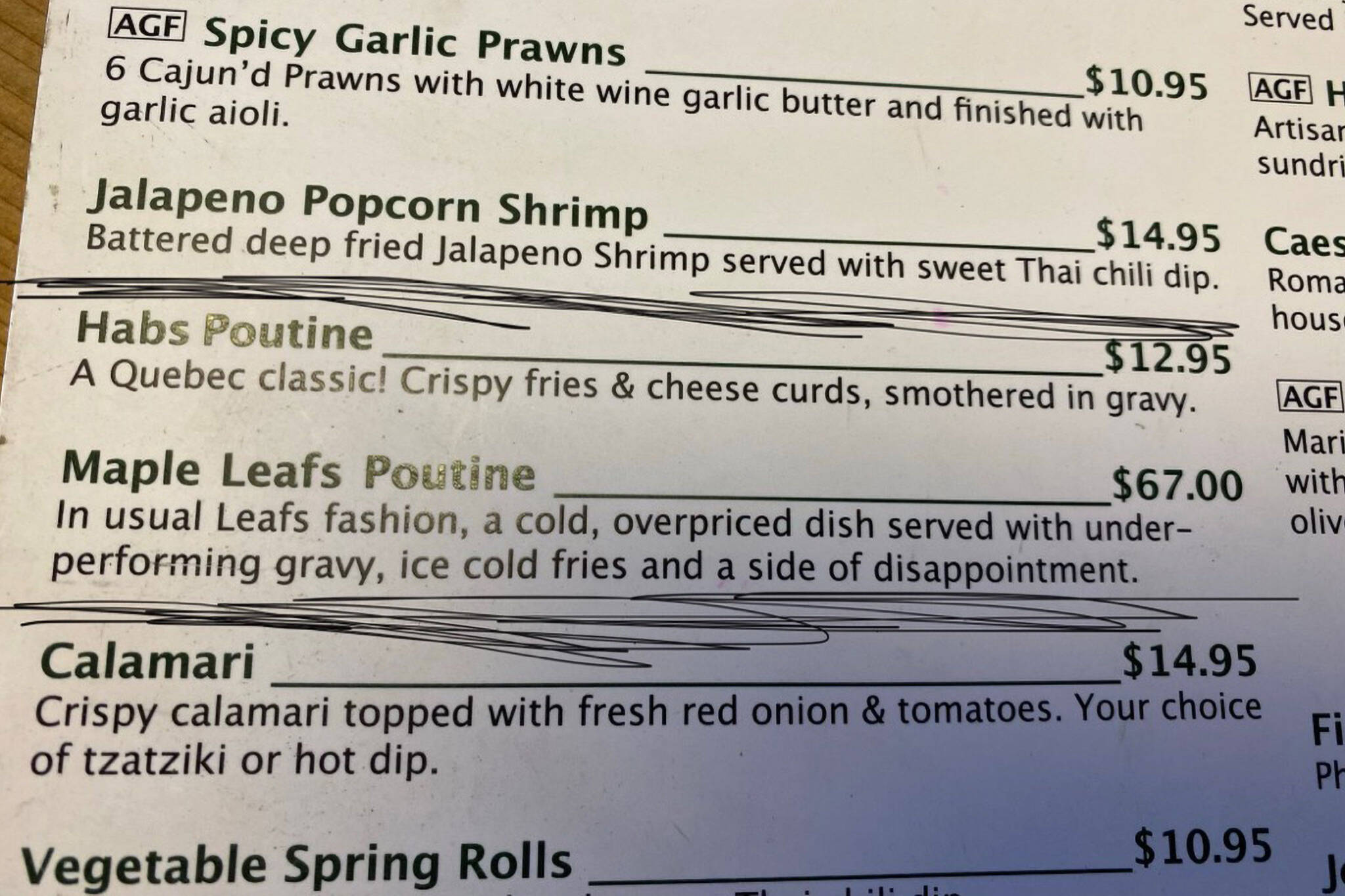 You can get this secret menu item at the Toronto Maple Leafs game Friday