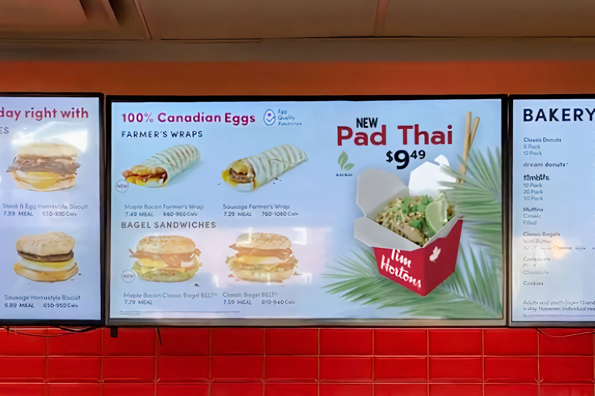 Someone made a fake Tim Hortons menu with pad thai and people have