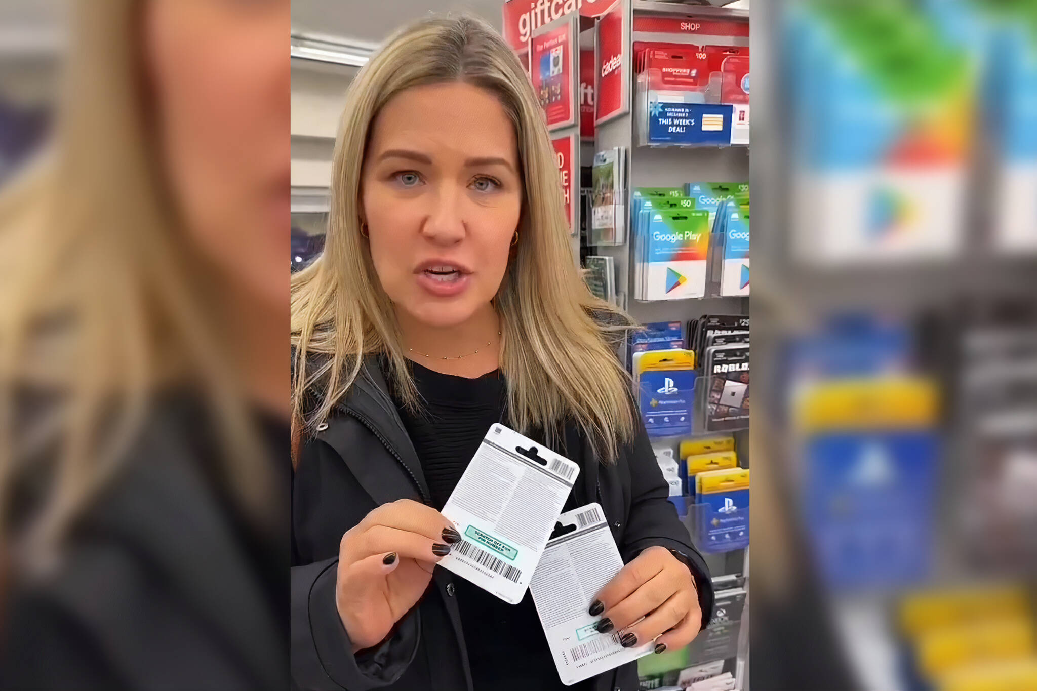 Woman says she was scammed after buying Walmart gift card 