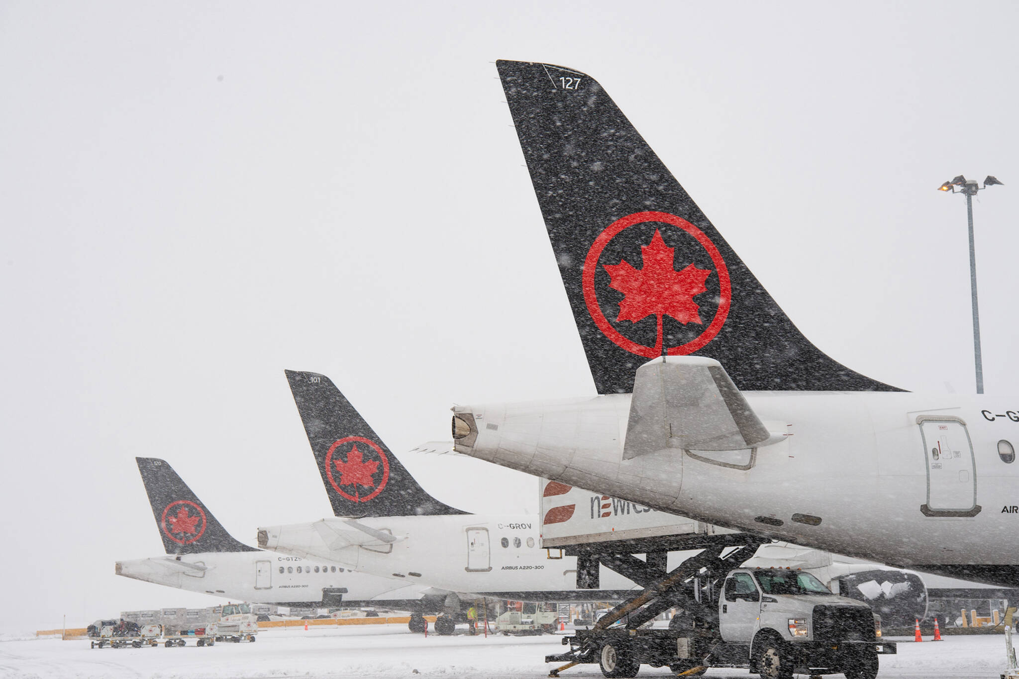 Air Canada passengers stuck