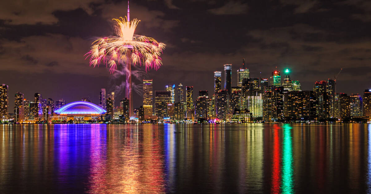 Toronto is getting a synchronized fireworks show along the waterfront ...
