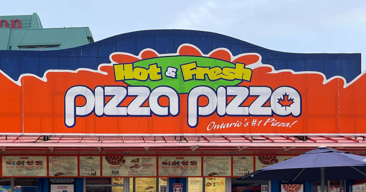 People can't believe how expensive the Pizza Pizza is in Niagara Falls