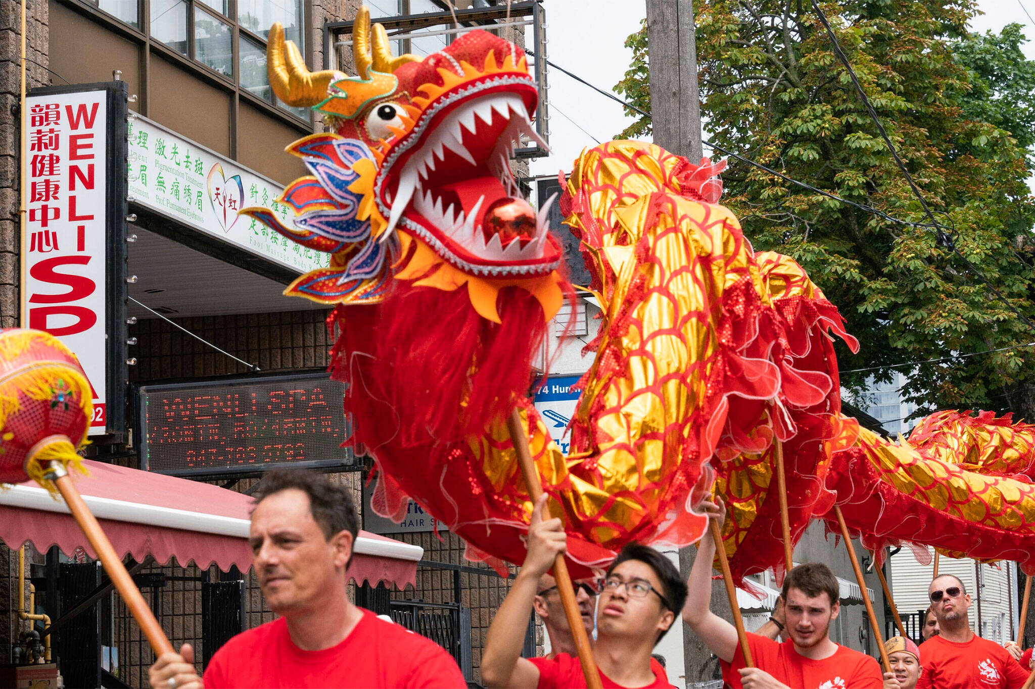 Chinatown in Toronto is transforming into a huge street festival this