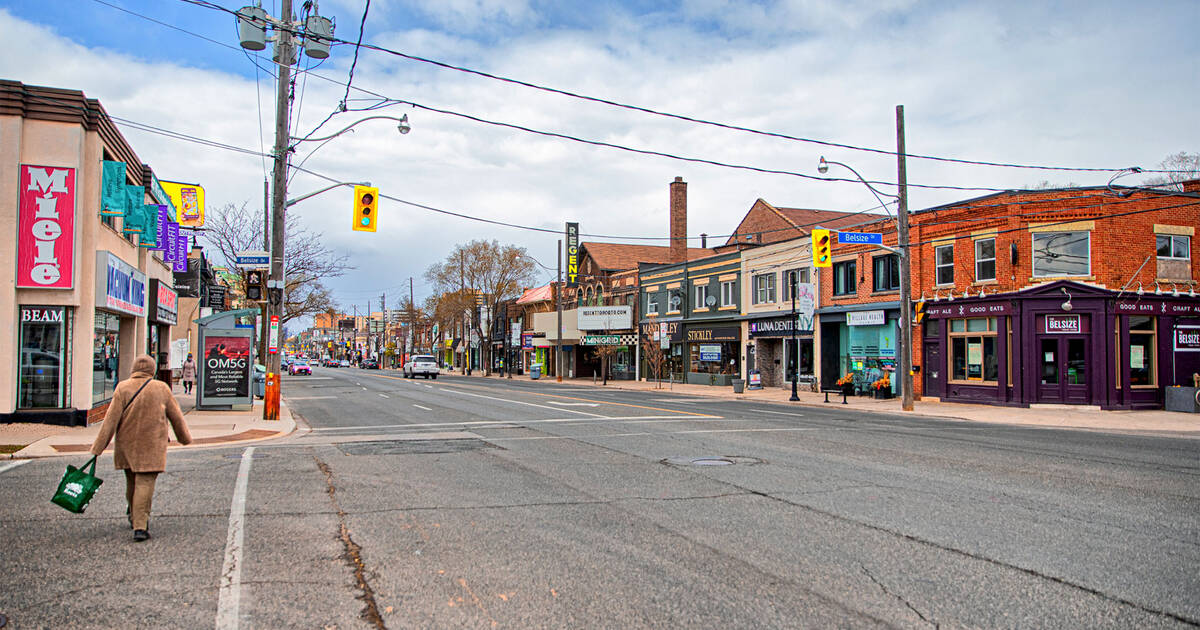 Toronto street is transforming into a fall harvest with apple orchard and pumpkin patch