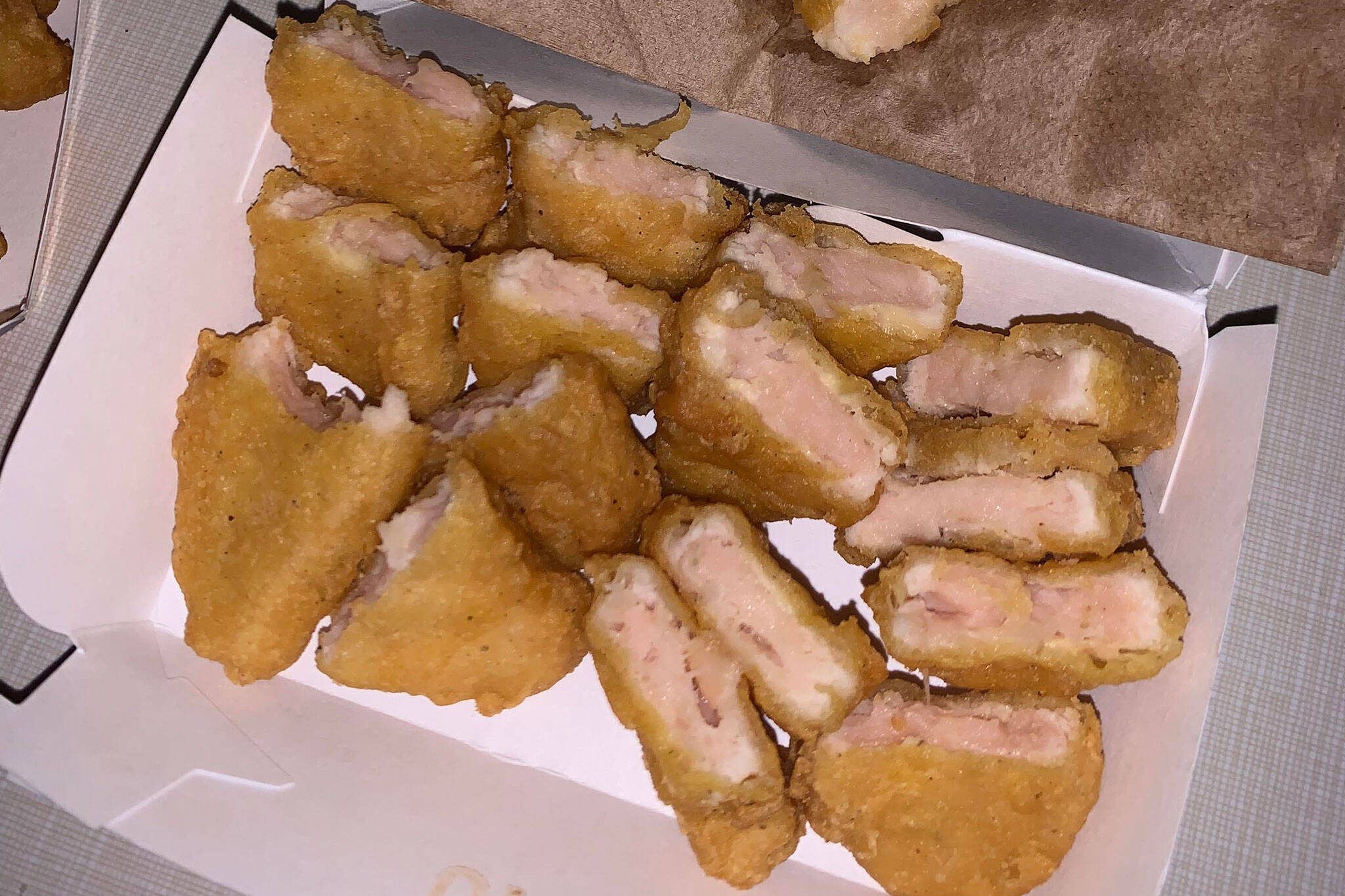 raw chicken nuggets mcdonalds toronto