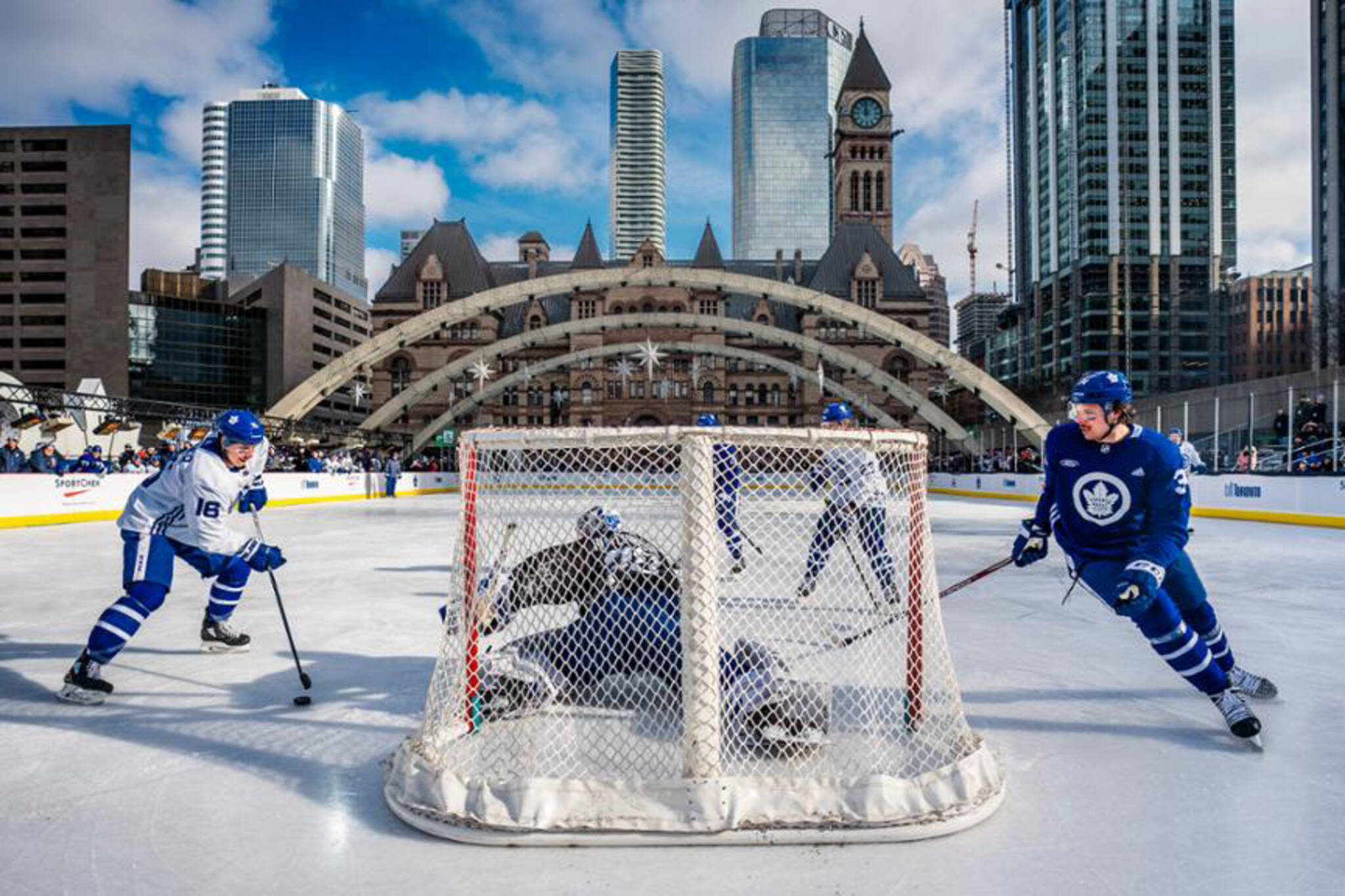 Toronto Maple Leafs - The Sport Chek Outdoor Practice happens on