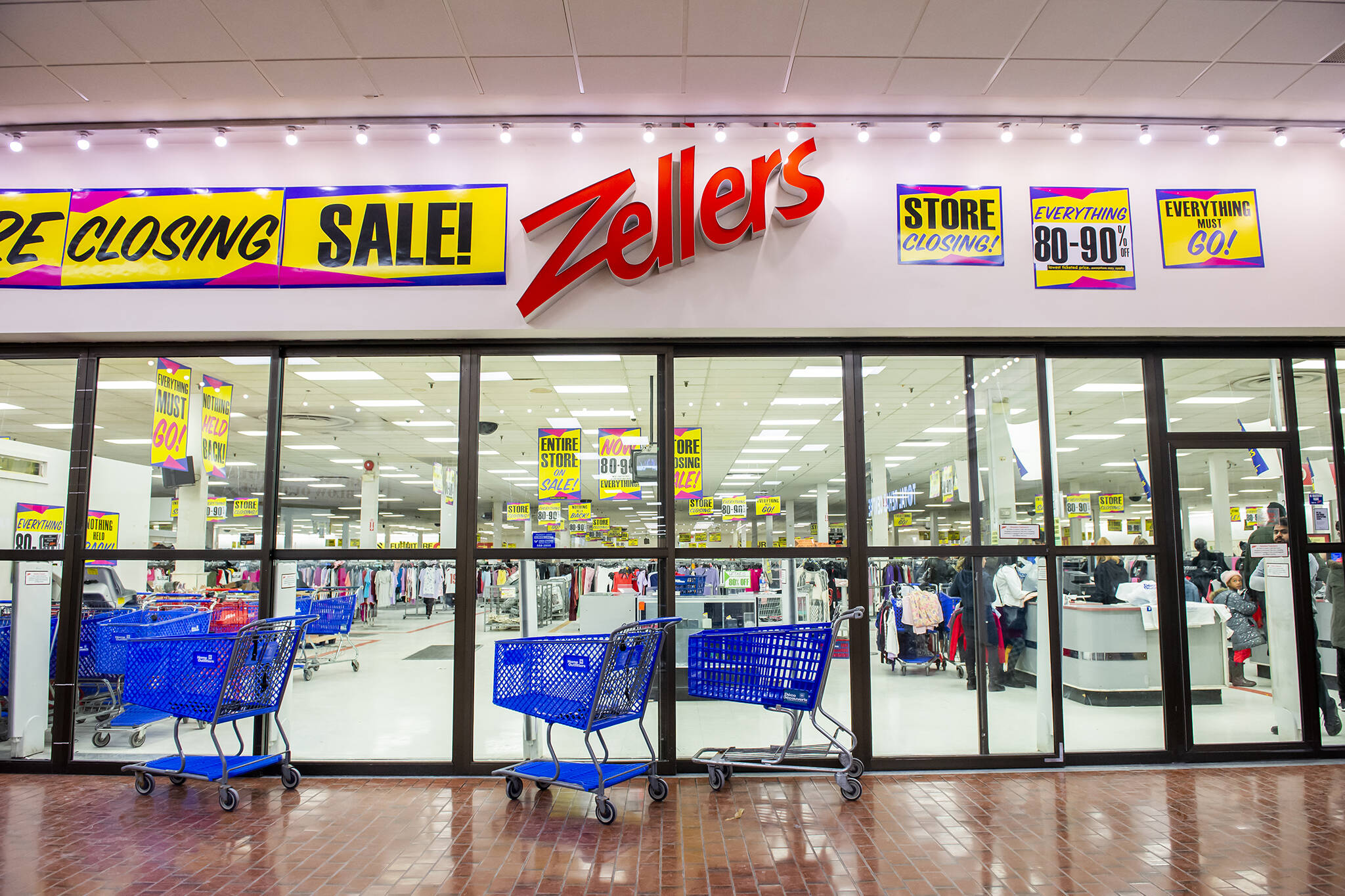 Zellers reopens at Kingsway Mall in Edmonton