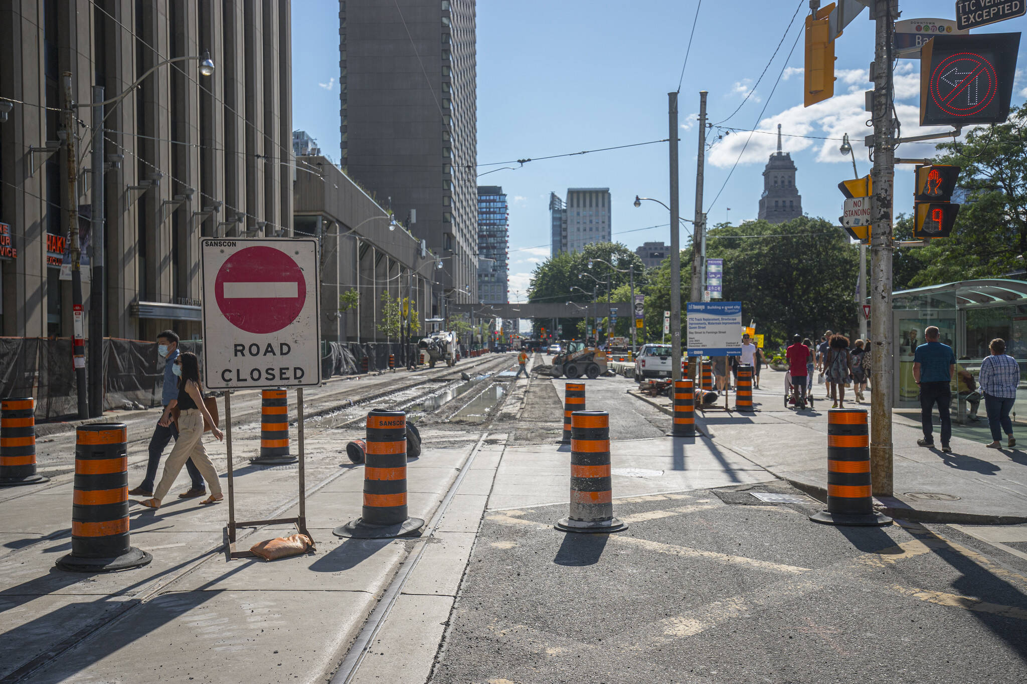 A large chunk of Queen St. in Toronto will soon be closed for the next 4  years