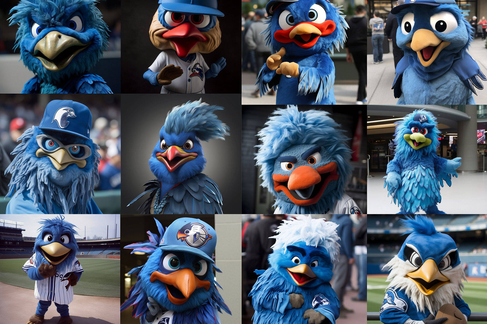 These AI-generated Toronto Blue Jays mascots are both terrifying