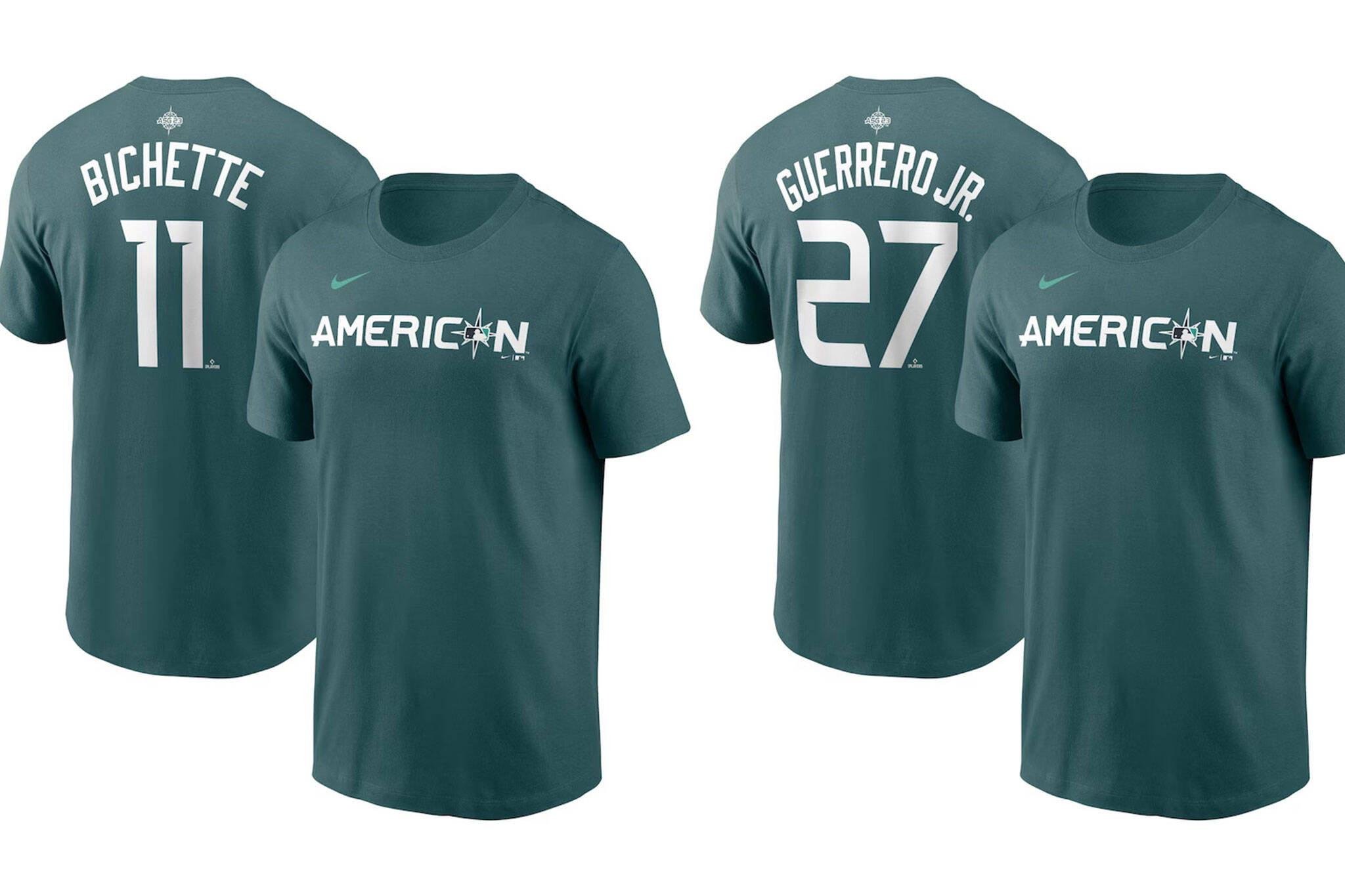 Bo Bichette American League 2023 MLB All Star Game Teal Jersey