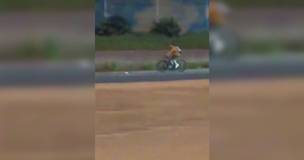 有人被发现在多伦多401高速公路上骑自行车