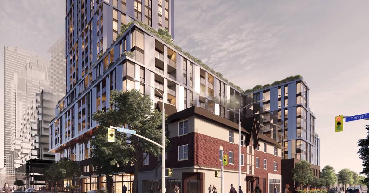 多伦多一片商业区将被一座巨大的公寓开发项目取代