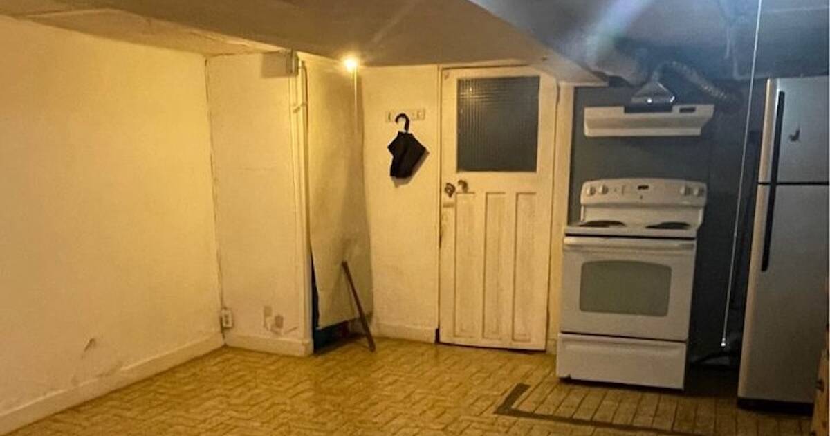 有人在多伦多出租一间可怕的地下公寓，租金为1,450美元