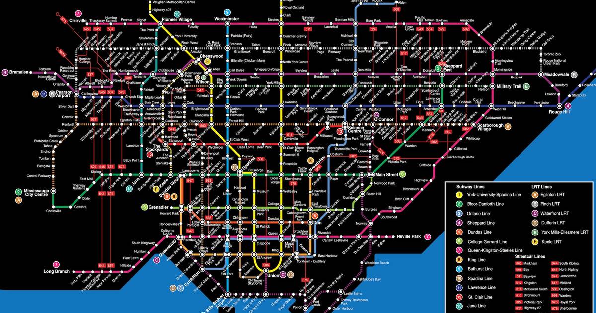 如果最繁忙的线路得到升级，地铁图会是什么样子？