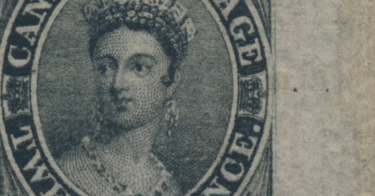 Rare Canadian stamp issued over 170 years ago sold for close to 300K