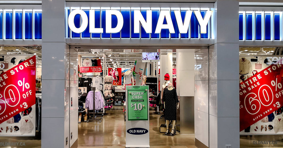 Old Navy将关闭多伦多地区两家大型商店