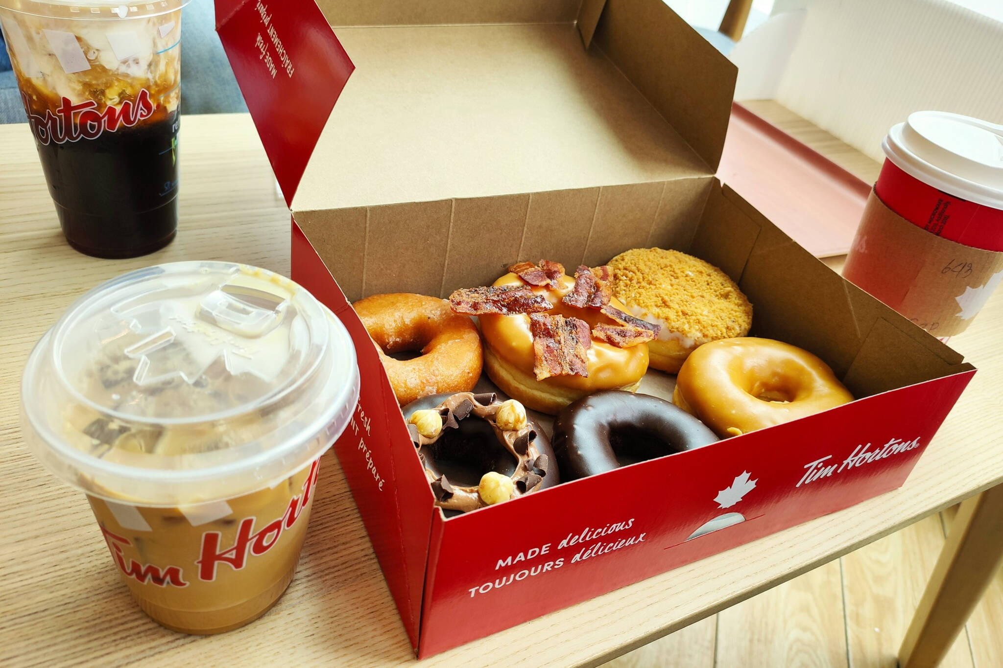 Tim Hortons is bringing back its four most popular retro donuts across